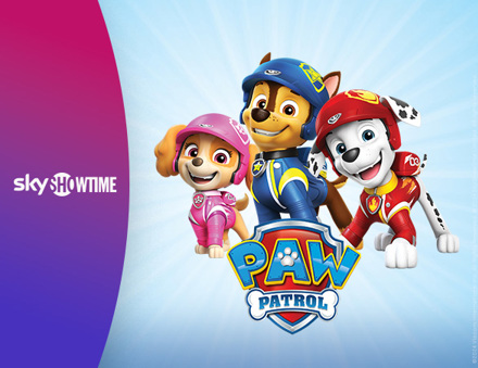 Chase, Marshall og Sky fra Paw Patrol